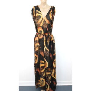 Dewi Kaftan Batik Vintage 100% Original Malaysia Dress Lounge Wear Handmade OS